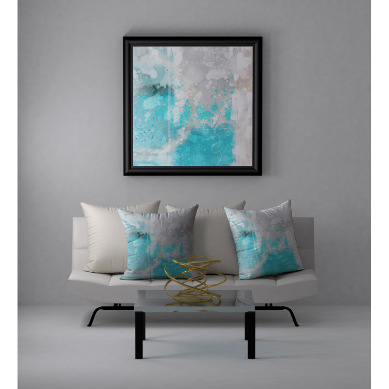 Coussin décoratif carrée rapide et revigorent, 20 po x 20 po