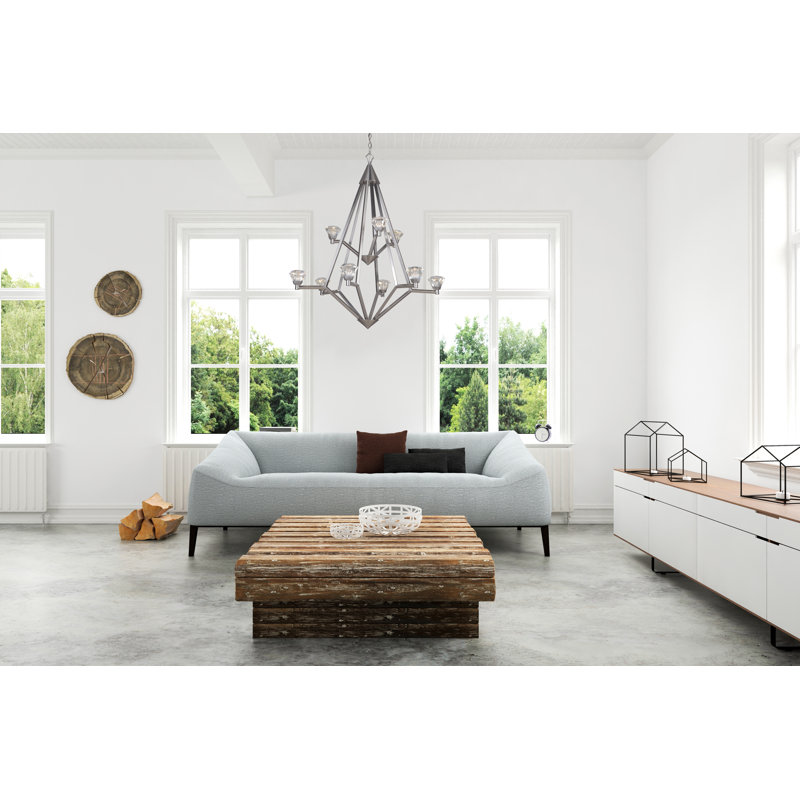Lustre à niveaux 9 lumières façon bougie style bougie Errico