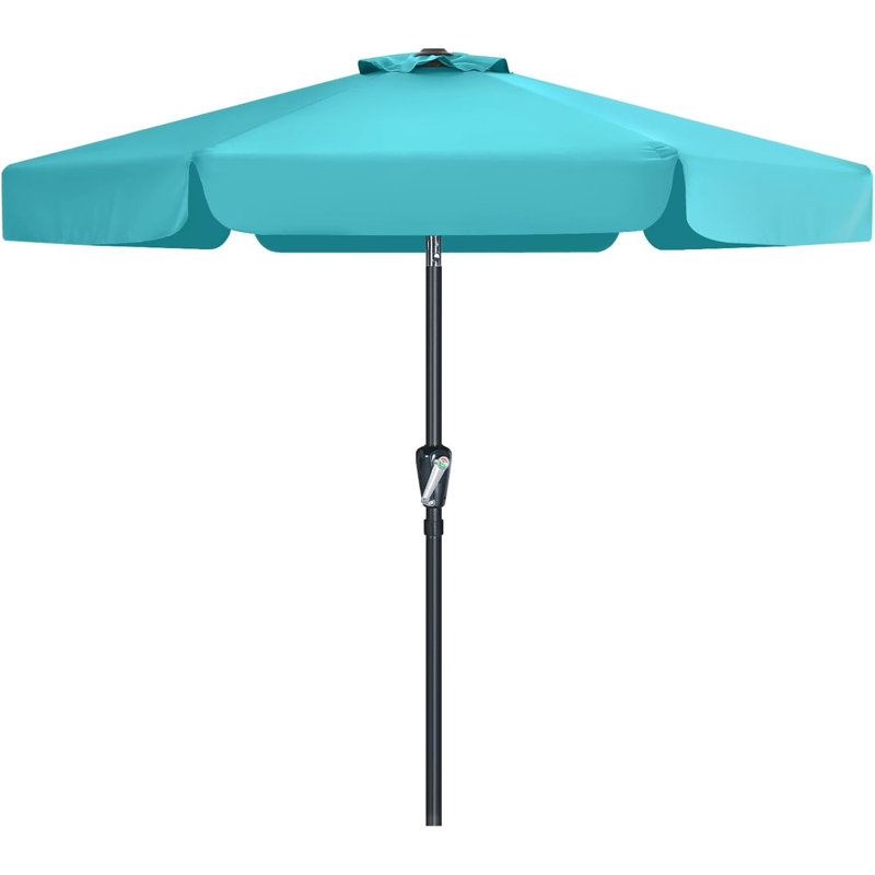 Camaree 270cm Tilt Market Parasol, Turquoise