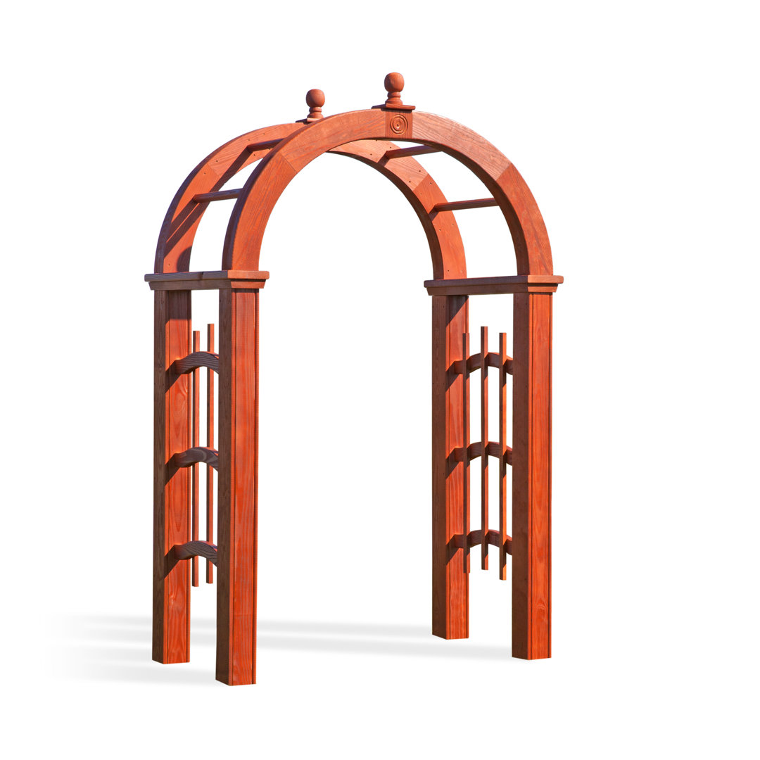 59.75'' W x 36.25'' D Wood Arbor YardCraft 