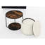 Table en beige avec option de rangement intelligent et fonctionnelle-1129886200