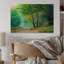 «River Through The Birch Tree Forest IV», reproduction sur toile flottante-1979078276-1979078300