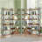 6-Tier Industrial Bookshelf, 67" Wooden Bookshelf With Open Shelves, Freestanding Metal Frame Bookcase For Storage And Display, Modern Book Shelves For Bedroom, Living Room And Home Office, Brown