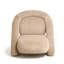Méridienne moderne, fauteuil d'appoint, fauteuil club décoratif, convient au salon, bureau, bureau ou espace de loisirs-132922053