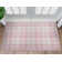 Kehr Plaid Farmhouse Geometric Pink Flat-Weave Area Rug