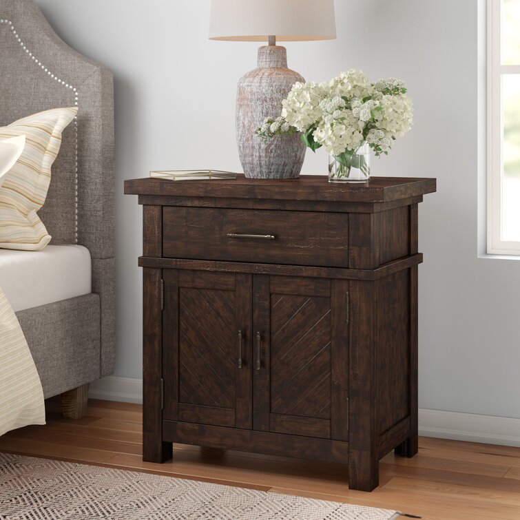 Ismay 1 -  Drawer Nightstand in Walnut