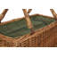 Wicker Tweed finish Picnic Cooler Basket