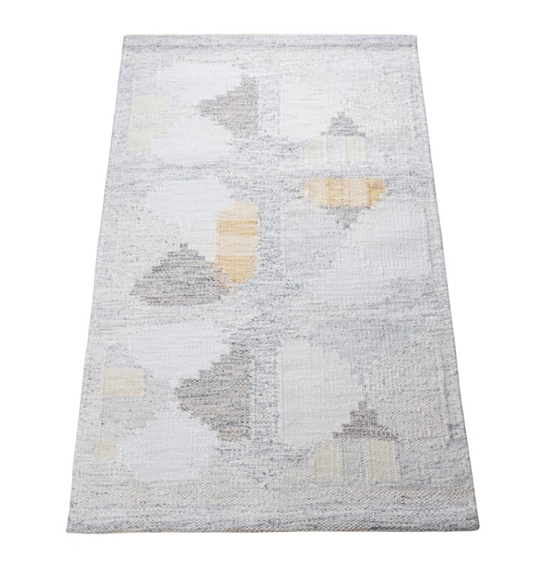 Scandinavian Wool Geometric Area Rug, Rectangle 10' x 14'