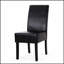 Ensemble de 2 chaises de salle à manger contemporaines rembourrées, élégantes et confortables pour les salles à manger modernes-357797664