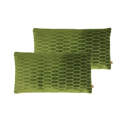 Geometric Rectangular Cushion
