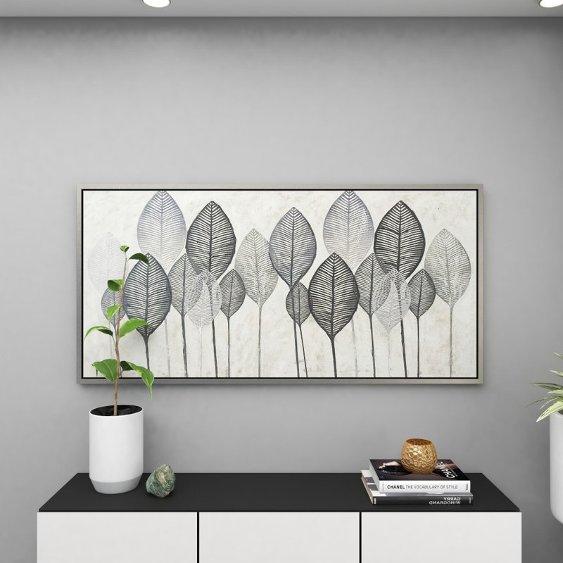 Contemporary, Beige/Black, 55'' W x 27'' H, Chrome