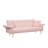 Emerence Modern 70" Teddy Velvet Sofa Soft Cushion Couch with Two Throw Pillows for Living Room and Office-1010173415