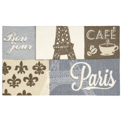 Tapis gris / beige Daejha