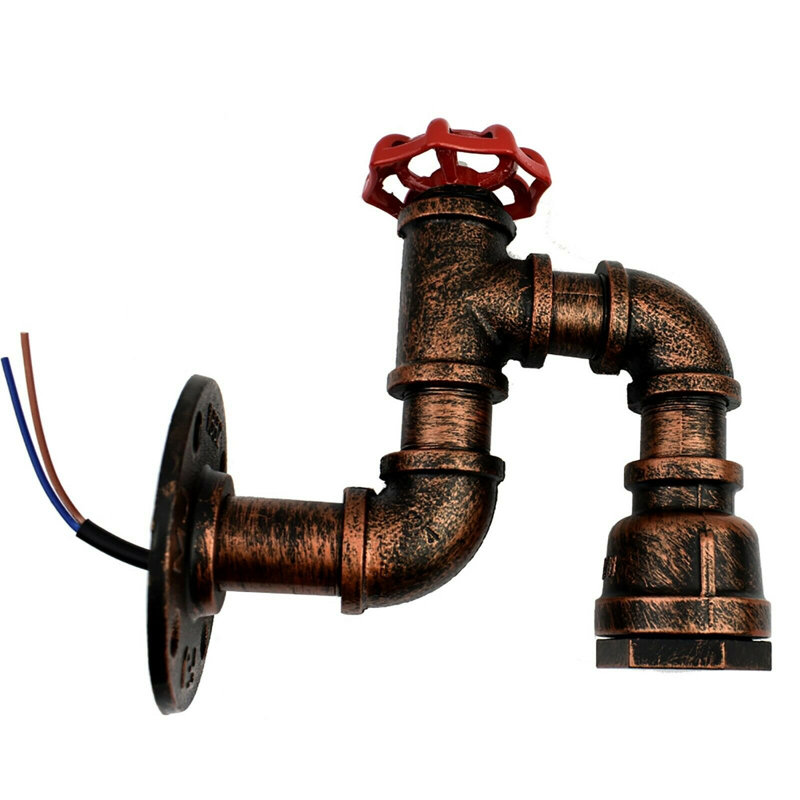 Avina Armed Sconce, Rustic Red