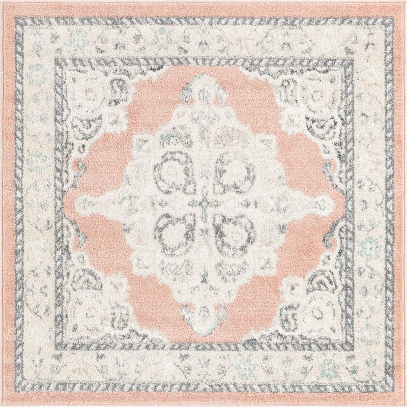 Troayurgh Oriental Indoor Rug, Square 4'