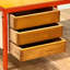 Bureau à structure américaine en métal