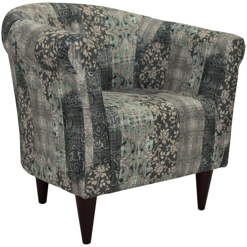 Lau Upholstered Barrel Chair, Smoke