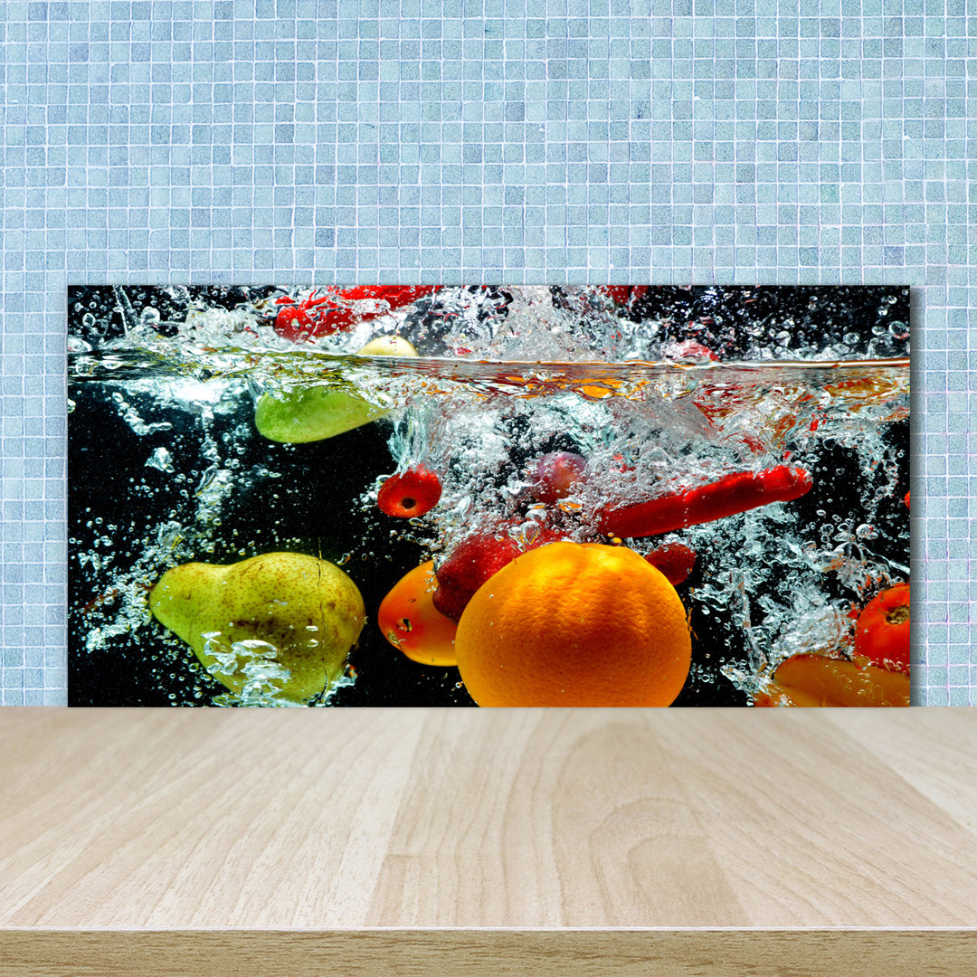 50 cm x 100 cm Glas Spritzschutzpaneel