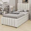 Lit plateforme tapissier avec lit gigogne et 3 tiroirs-1265162661
