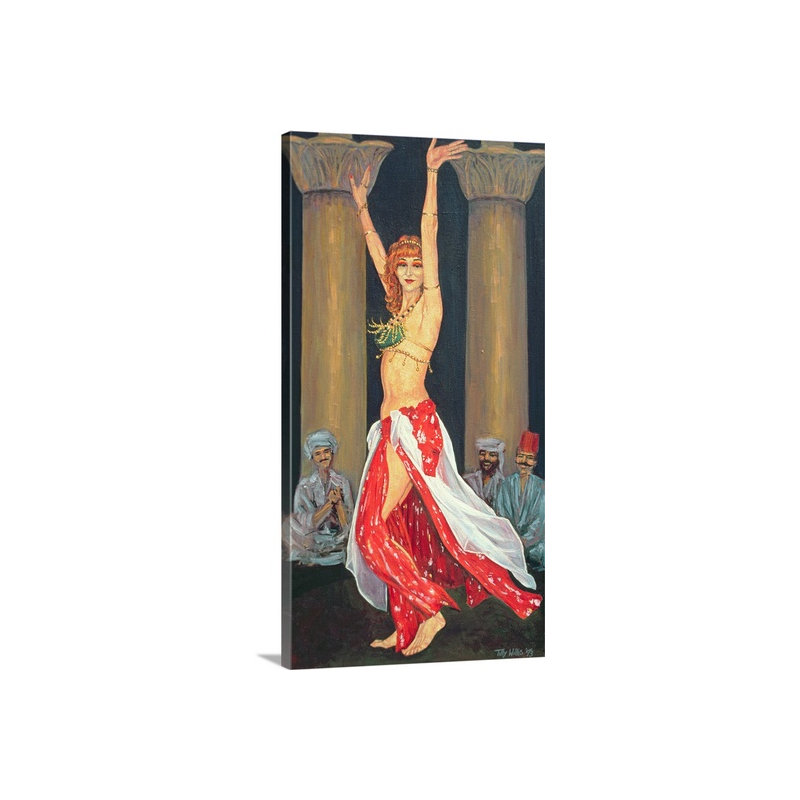 «Driston Belly Dancer» - Impression, Toile, H 30 po x l 16 po x P 1,5 po