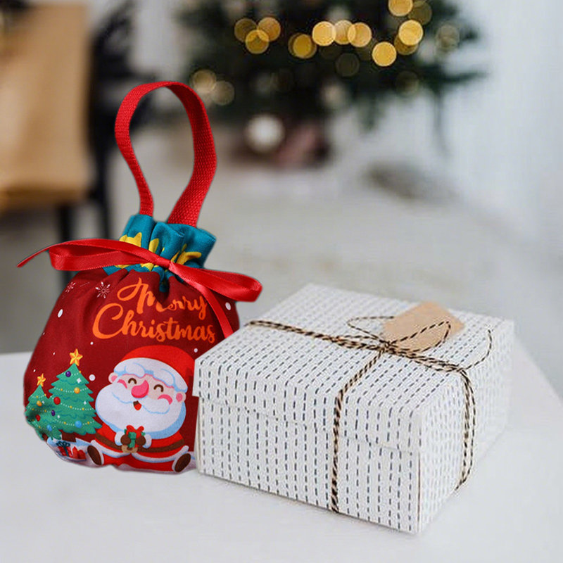 Boîte de cadeau de Noël Boîte de cadeau de pommes de Noël, A