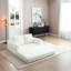 Canapé-lit convertible 2-en-1 pliable, canapé-lit en velours côtelé moderne avec 2 * oreillers, ensemble de canapé-lit modulaire sans dossier avec lit escamotable, canapé-lit pliant pour le salon-592087056