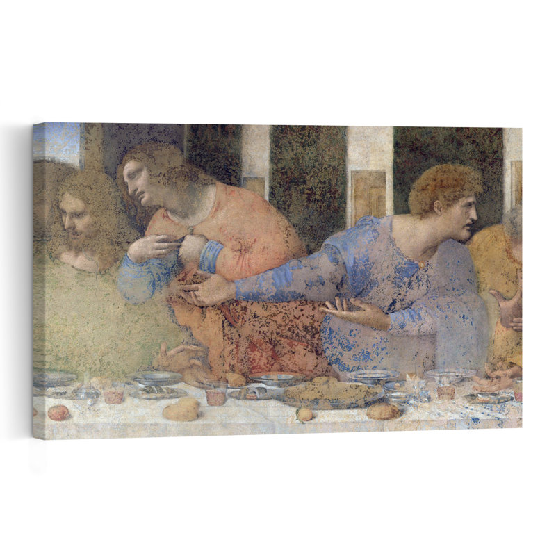 The Last Supper, 1495-97 Abstract Contemporary Wall Art Print, 30.48cm H x 45.72cm W