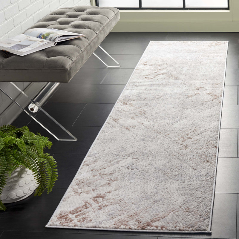 Brondby Performance Abstract Rug, Runner 2'2" x 8'