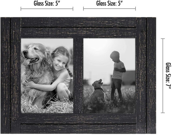 5x7 Black Wood Tabletop Picture Frame - Picture ThisFramed