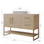 Meuble-lavabo autoportant Gold