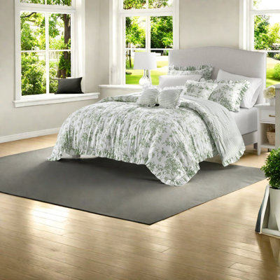 Premium 5 Piece Bedding Sets, Full Queen Microfiber, Modern Farmhouse Home