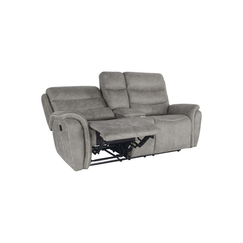 Causeuse inclinable rembourrée 79,5 po Rieka