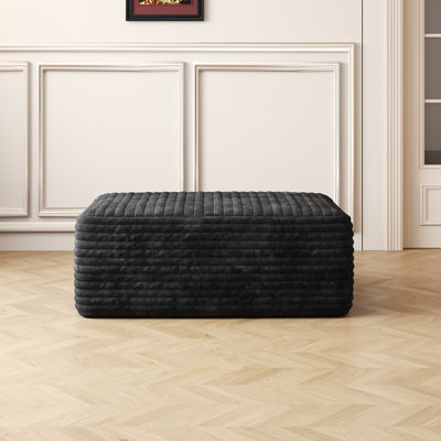 Corduroy ottoman