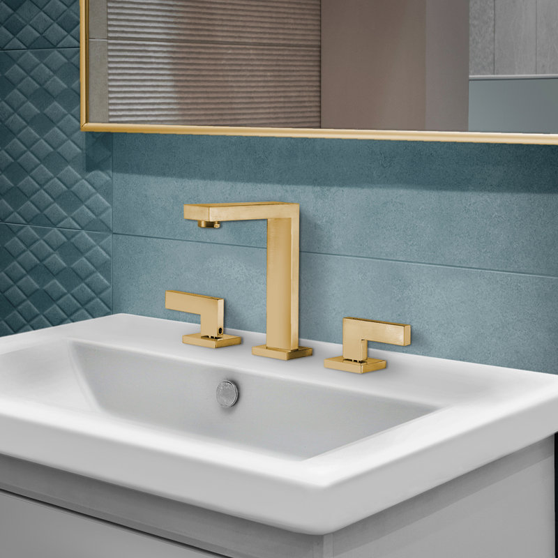 Widespread Bathroom Faucet, Brass