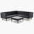 Leisel 81.1'' Wicker Outdoor Patio Sectional Set-1430752366-1430752367