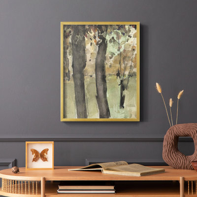 Under the Tree Confetti I, reproduction encadrée - bois massif