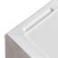 Commode 100% bois massif avec 2 tiroirs, grand lit escamotable avec chargeur intégré pour la chambre à coucher, finition blanche-1239411667