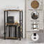 Record Player Stand with LED Light-116993253
