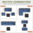 5 Piece Rattan Sectional Seating Group with Cushions-1410508493
