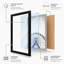 Ferris Wheel Geometry Minimalist 1 Piece Single Picture Frame Wall Art-387378202-387378203