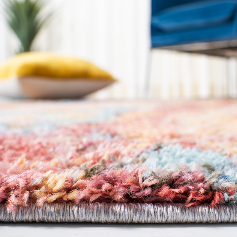 Arayah Performance Abstract Rug, Rectangle 6'7" x 9'