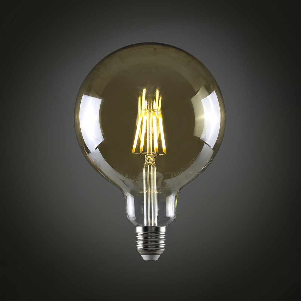 6W Amber E27 Vintage Filament Light Bulb