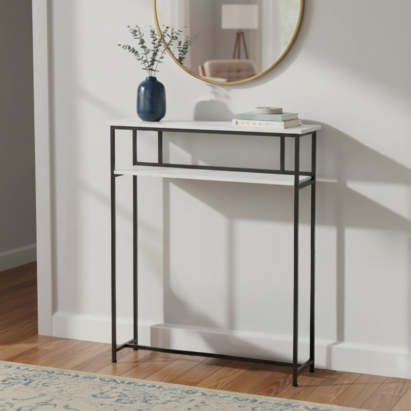 80cm Console Table, White