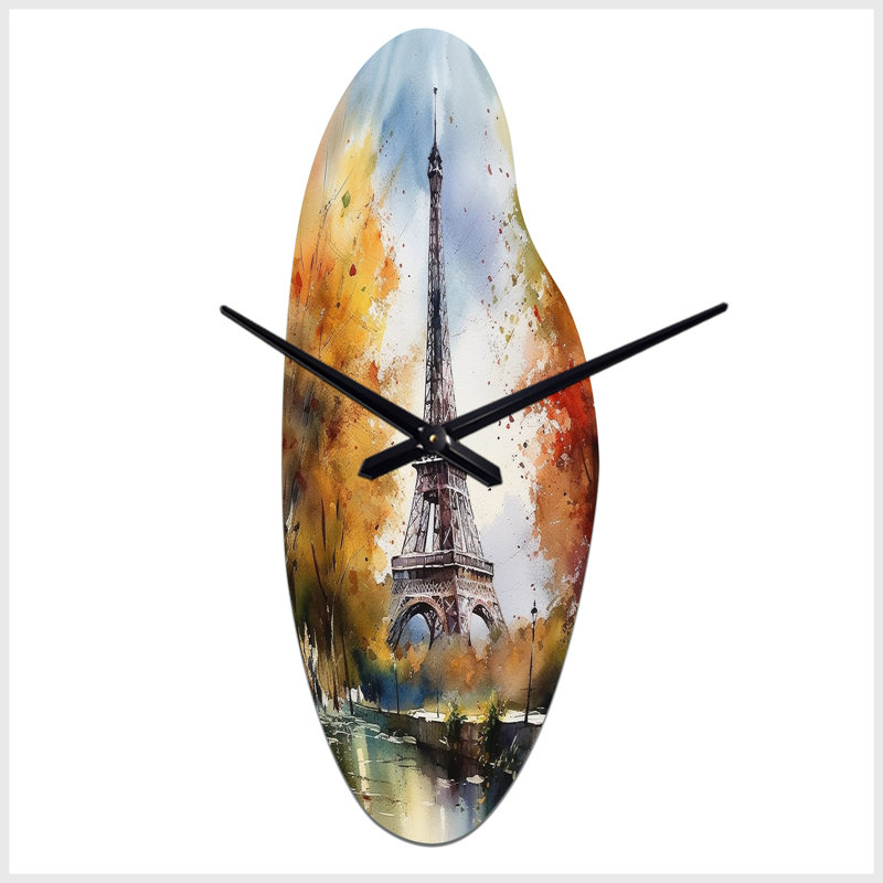 Horloge murale Paris, Paris, Paris, Médium