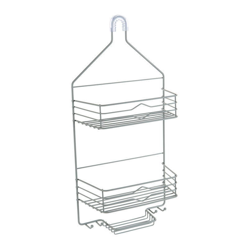 Hanging Shower Caddy, Gray