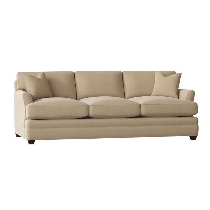 Harriss Upholstered 91'' Sofa, Bayou Stone Canvas