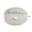 14'' Bathroom Round Crystal Glass Sink Without Faucet, Transparent-125222447