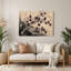 Fruit, prune japonaise, art mural en métal beige-1378045261