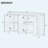 Retro 59" Wide Rectangular Buffet Table-526624993