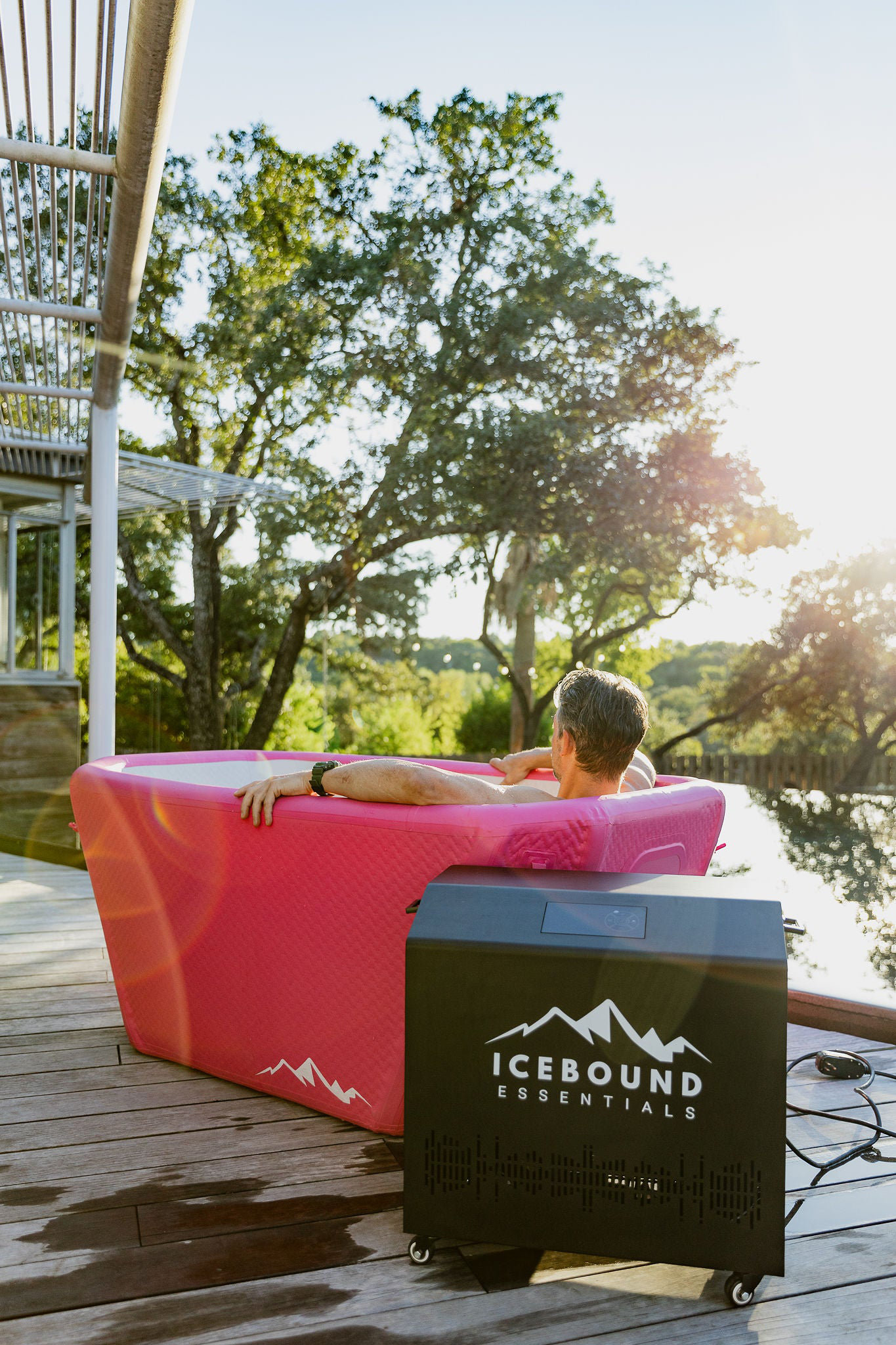 Icebound Essentials Endurance Cold Plunge Bundle with 1HP Chiller ...